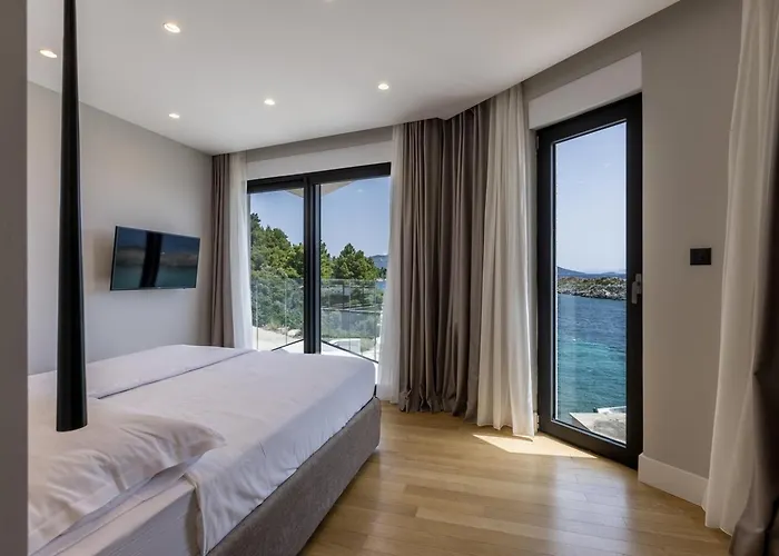 别墅 Mare Seaside Heated Infinity Pool Sauna Gym Potomje