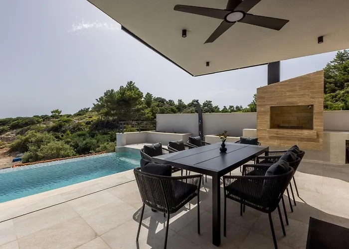 Mare Seaside Heated Infinity Pool Sauna Gym Villa Potomje